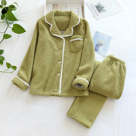 Cozy Coral Fleece Pyjamas Set