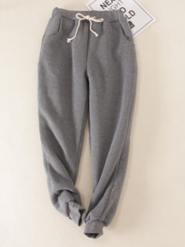 Cozy Sherpa Fleece Track Pants