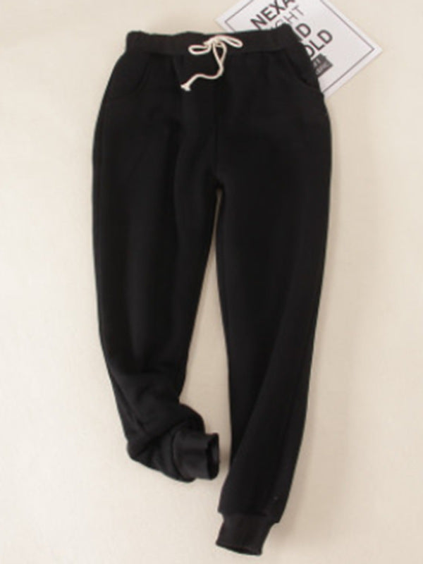 Cozy Sherpa Fleece Track Pants