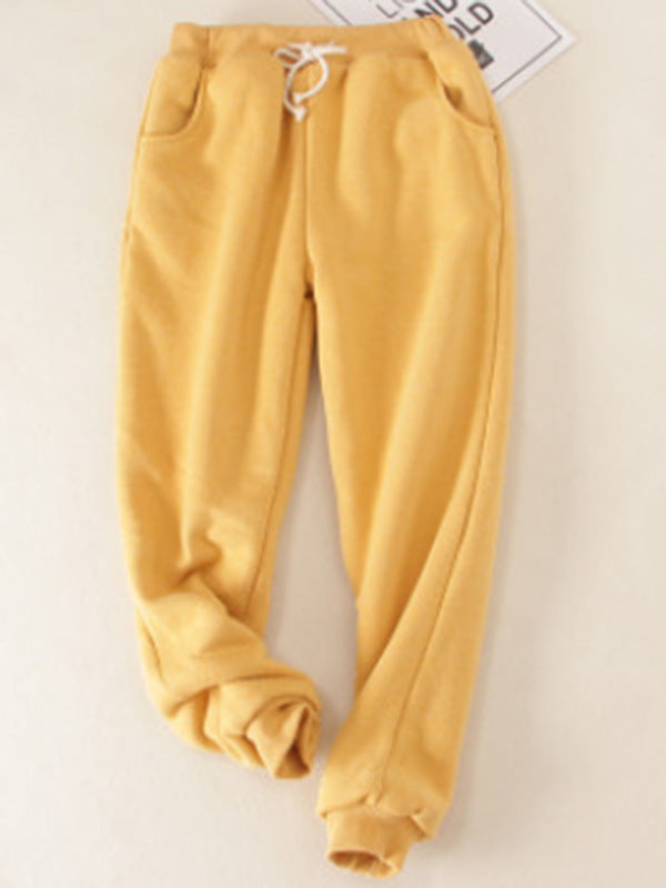 Cozy Sherpa Fleece Track Pants