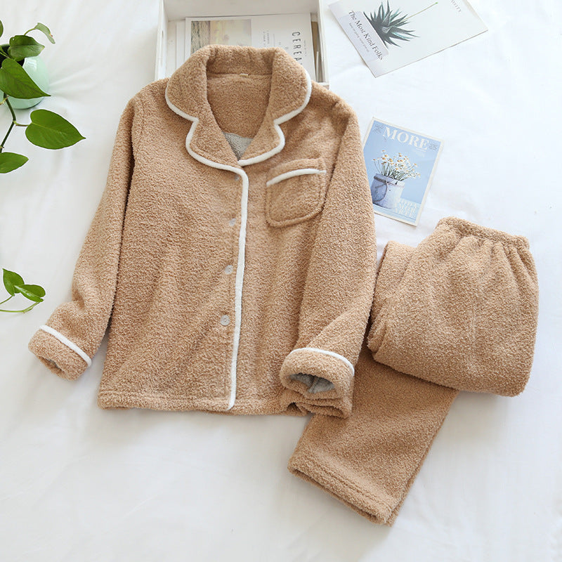 Cozy Coral Fleece Pyjamas Set