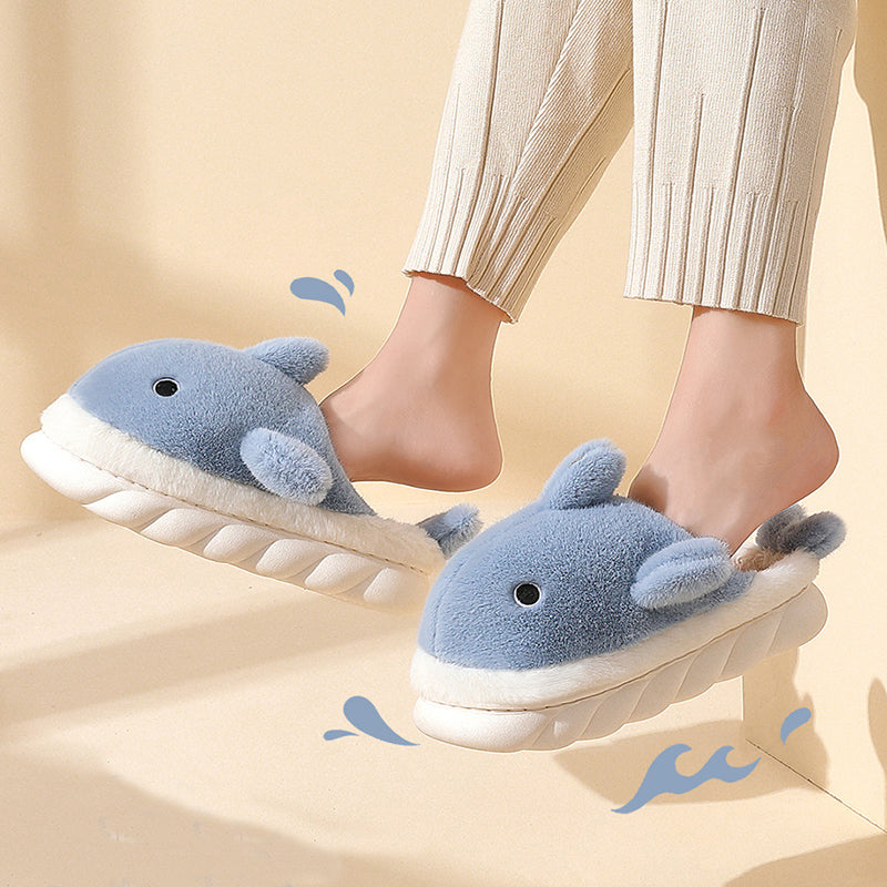 Cozy Whale Slippers