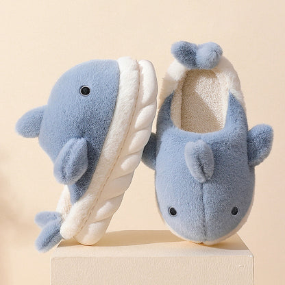 Cozy Whale Slippers